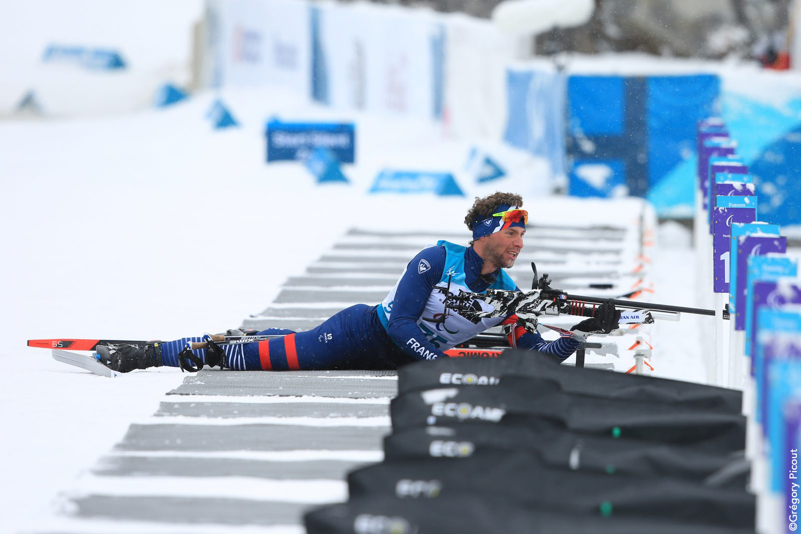 Carabine de biathlon du quintuple champion paralympique Benjamin Daviet